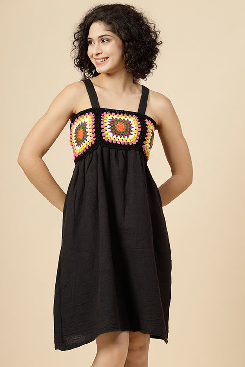 Ajoobaa "Diamond" Crochet Summer Dress Women