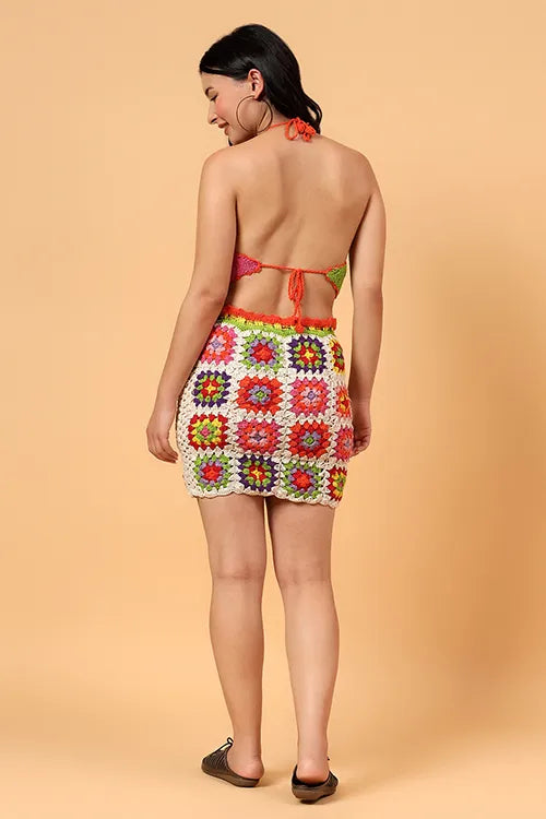Ajoobaa Crochet "Candy Pop" Skirt - Multicolor