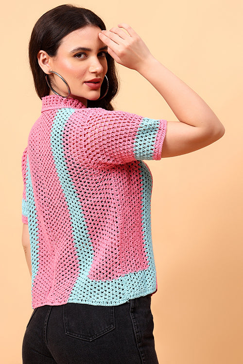 Ajoobaa "Bohemian" Crochet Shirt