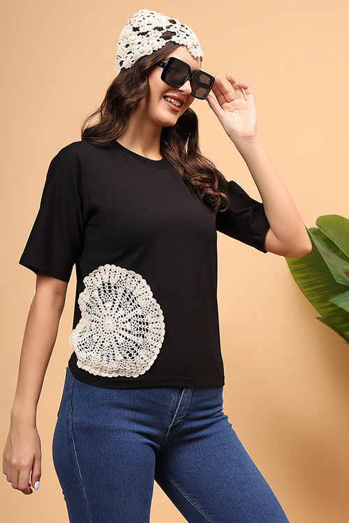 Ajoobaa Crochet "Patchwork" Top