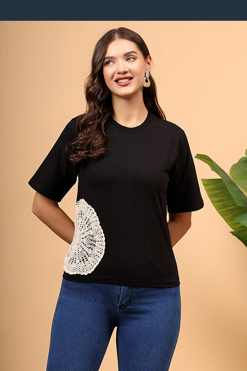 Ajoobaa Crochet "Patchwork" Top