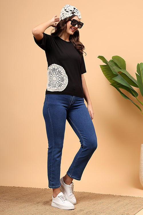 Ajoobaa Crochet "Patchwork" Top