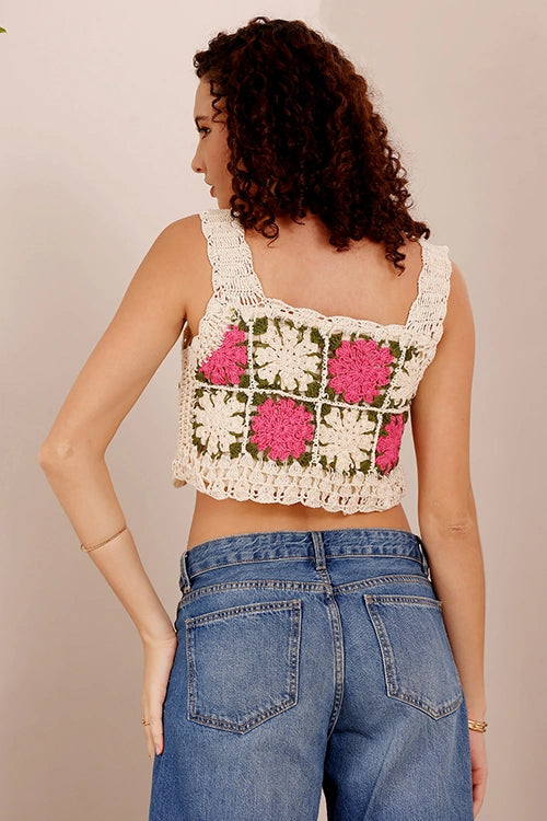 Ajoobaa "Floral" Crop Top