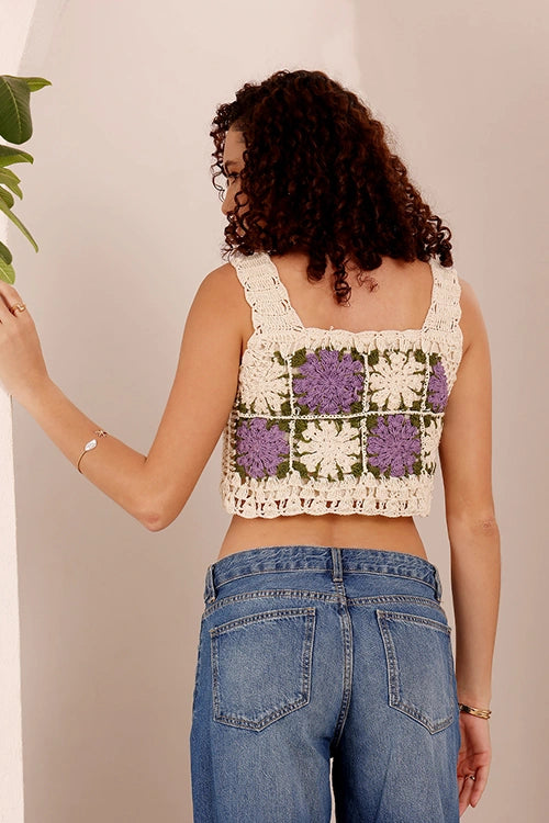 Ajoobaa "Bohobloom" Crop Top