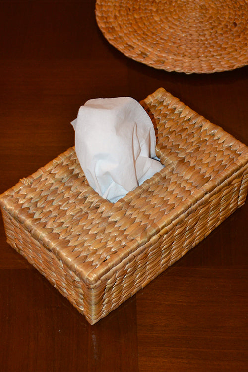 Dharini Water Hycinth Tissue Box