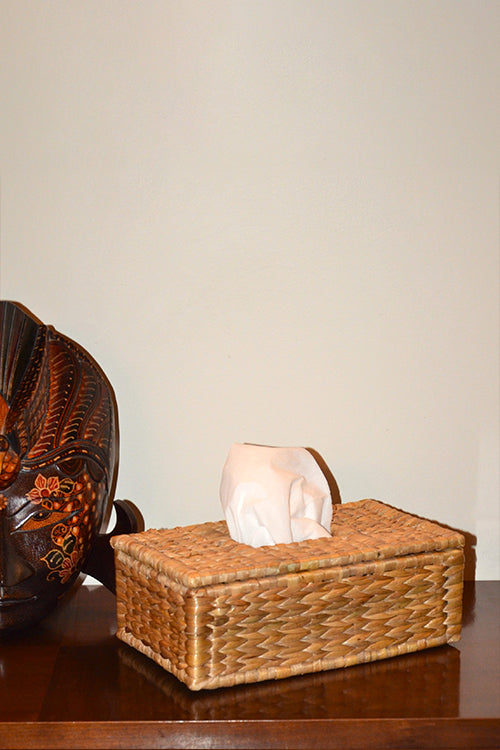 Dharini Water Hycinth Tissue Box