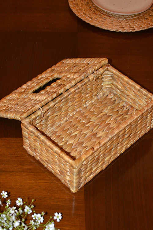 Dharini Water Hycinth Tissue Box