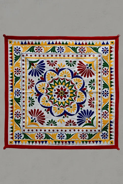 Okhai White Wall Hanging