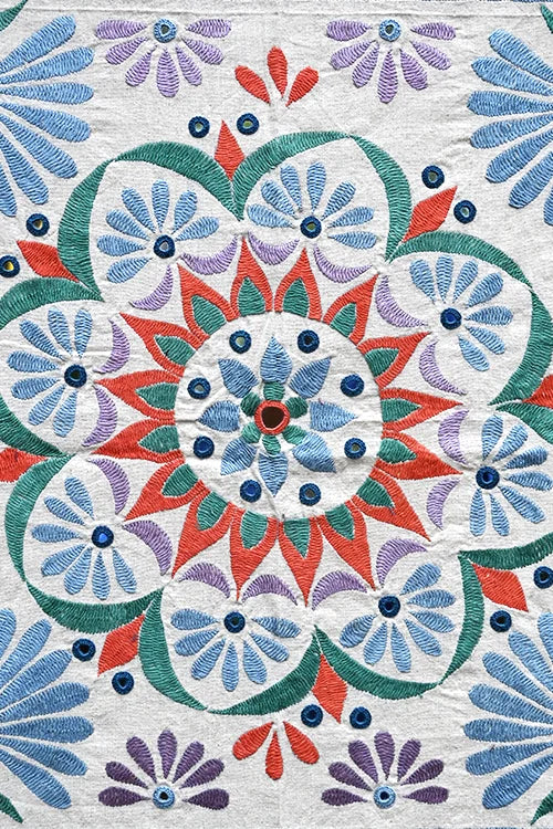 Okhai White Hand work Wall Hanging