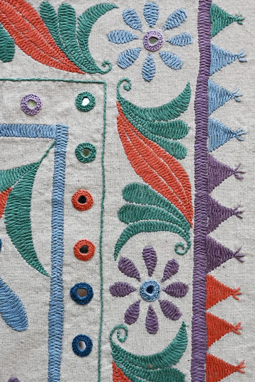 Okhai White Hand work Wall Hanging