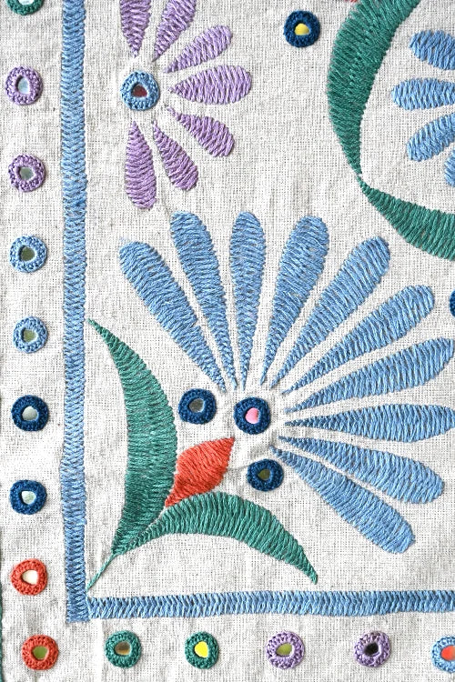 Okhai White Hand work Wall Hanging