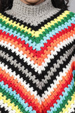 Ajoobaa "Tassel" Crochet Poncho- Multi