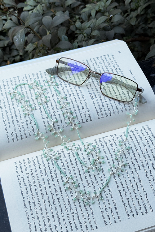 Antarang- Aqua Coral Spectacle Lanyard [Delicate Seagreen]