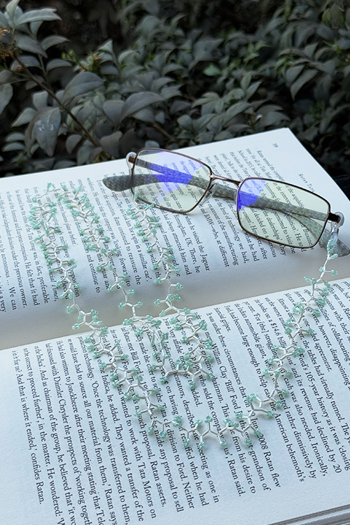 Antarang- Aqua Coral Spectacle Lanyard [Single Seagreen]