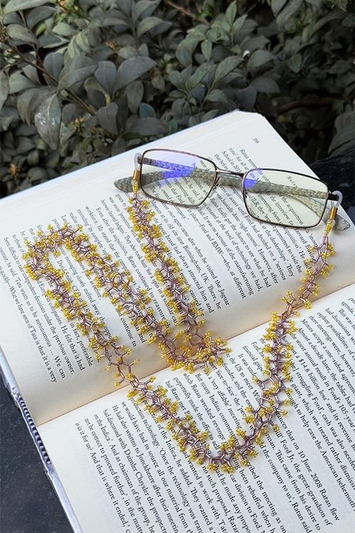 Antarang- Mystic Coral Spectacle Lanyard [Double Yellow]
