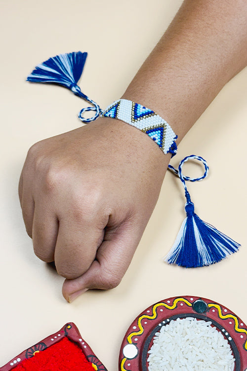 Antarang Evil Eye Elegance-Evil Eye Lumba Bhai Bhabhi Rakhi Set