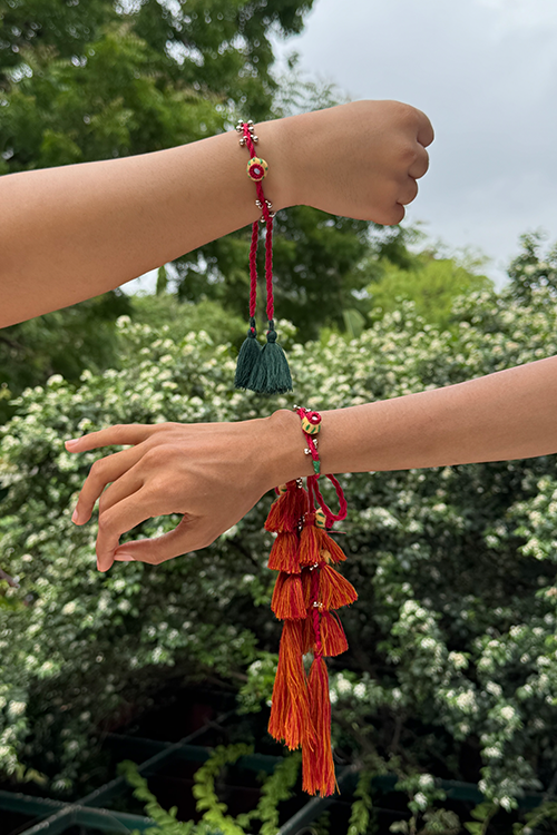 Antarang Elaborated Potli Bhai Bhabhi Rakhi