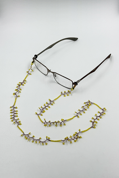 Antarang- Mystic Coral Spectacle Lanyard [Half Yellow]