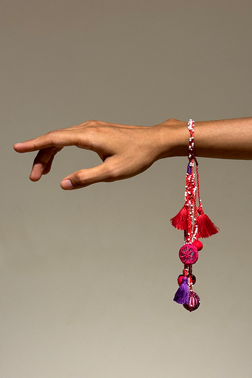 Antarang Pink Patwa-Ari Bhabhi Rakhi
