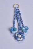 Antarang, Blue Key Chain, 100% Cotton. Hand Made By Divyang Rural Women