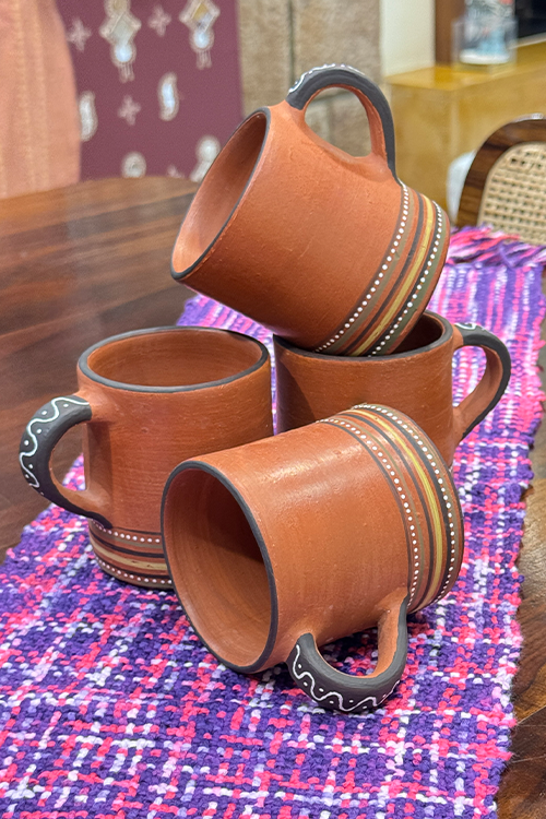 Antarang - Handcrafted Mug- Set Of 4
