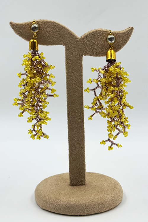 Antarang- Mystic Coral Earrings