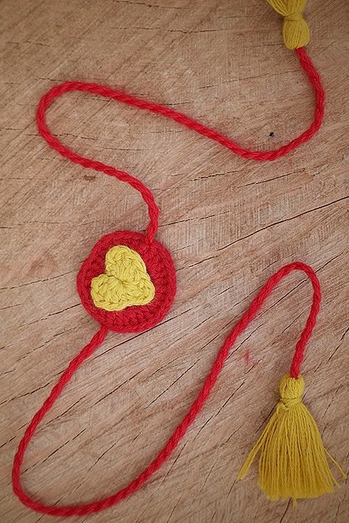 Himalayan Blooms Rakhi,Heart Hanging