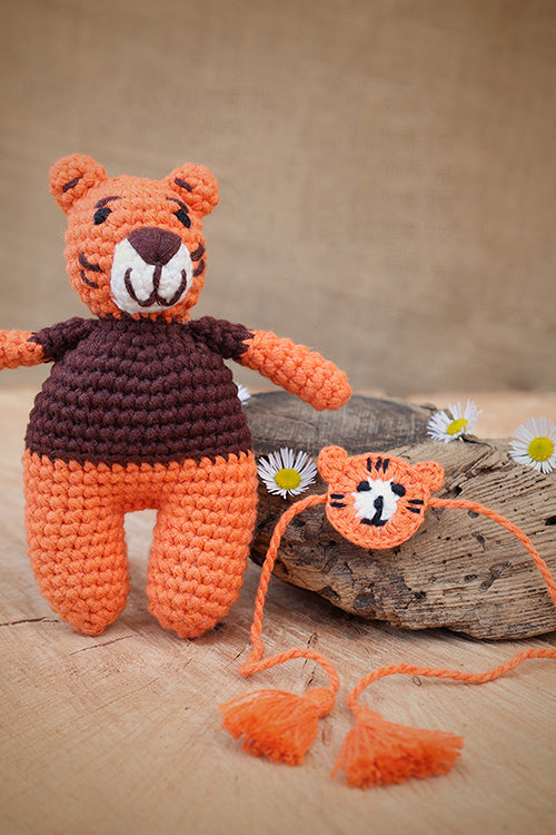 Himalayan Blooms Rakhi,Tiger Toys