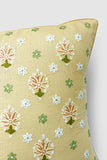 Gul Nilofer Aari Embroidered Cushion Cover - Beige