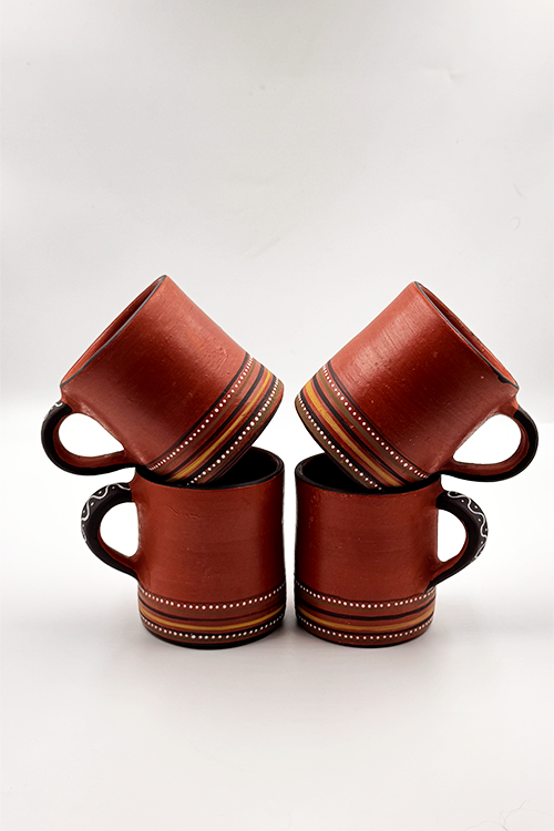 Antarang - Handcrafted Mug- Set Of 4