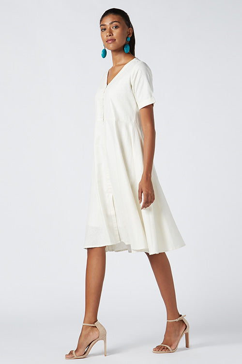 Okhai 'Hannah' Jute Silk Blend Dress | Rescue