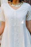 Okhai 'Hannah' Jute Silk Blend Dress | Rescue