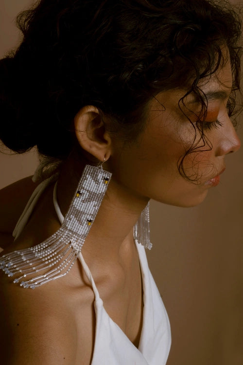 Melo Studio Hansli Hand Beaded Earrings
