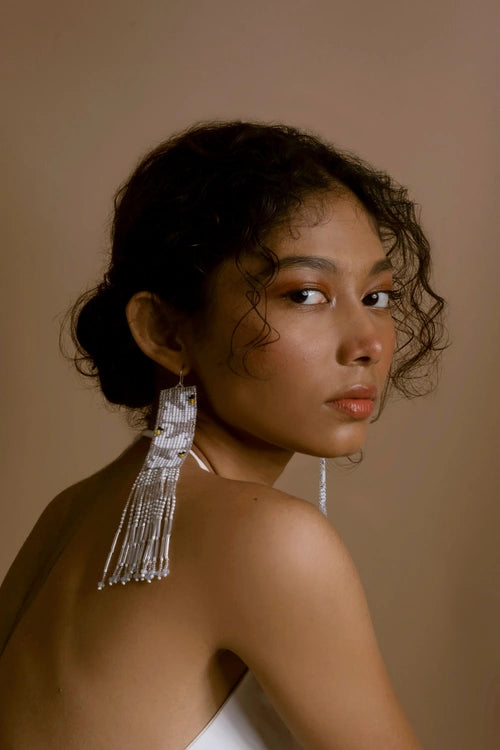 Melo Studio Hansli Hand Beaded Earrings