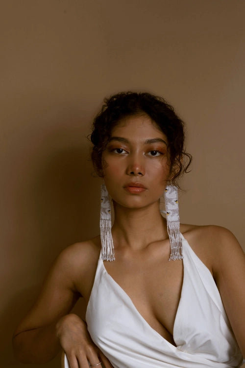 Melo Studio Hansli Hand Beaded Earrings