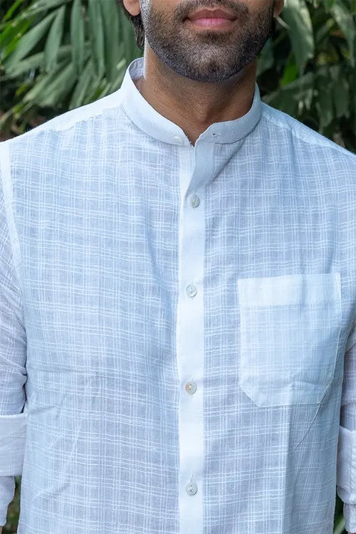 Craftroots Checkered Handwoven Cotton Shirt