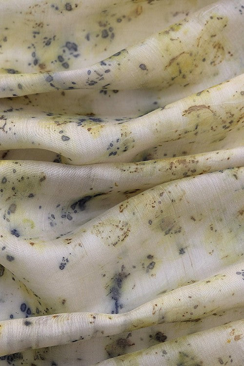 Mulya "Arambh" Eco Printed Chanderi Yardage