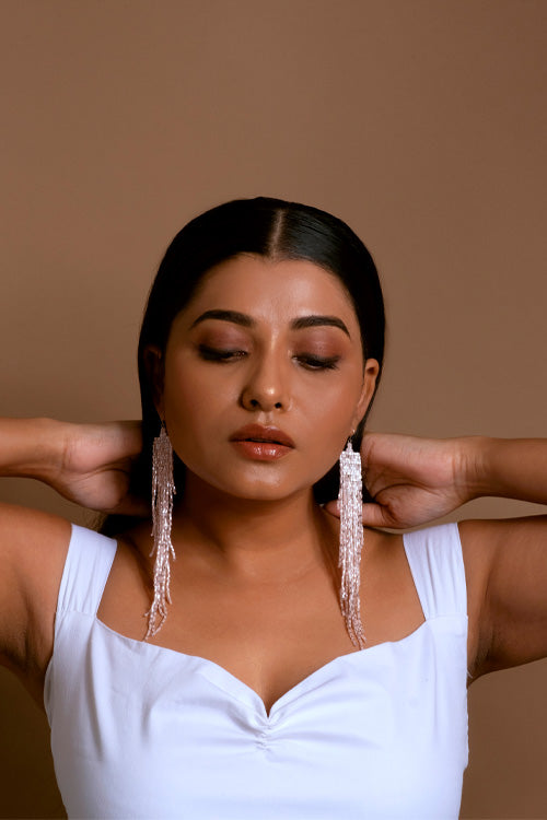 Melo Studio Ingrid Hand Beaded Earrings