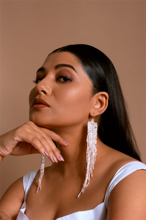 Melo Studio Ingrid Hand Beaded Earrings