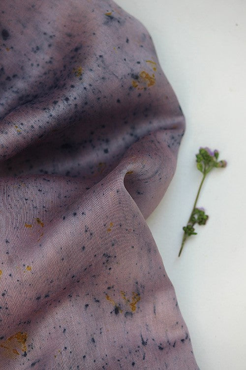 Mulya "Indra" Eco Printed Chanderi Yardage