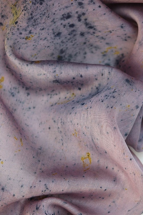 Mulya "Indra" Eco Printed Chanderi Yardage