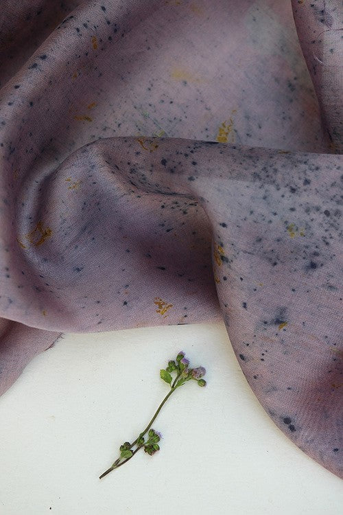 Mulya "Indra" Eco Printed Chanderi Yardage