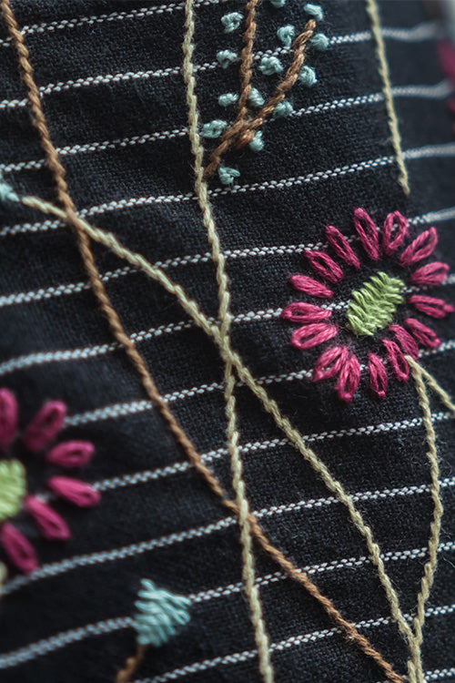 Okhai 'Kashmira' Embroidered Cotton Dress | Relove