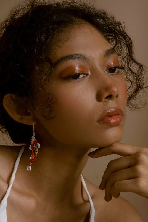 Melo Studio Koi Hand Beaded Earrings