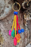 Antarang, Multi Colour Key Chain, 100% Cotton. Hand Made By Divyang Rural Women