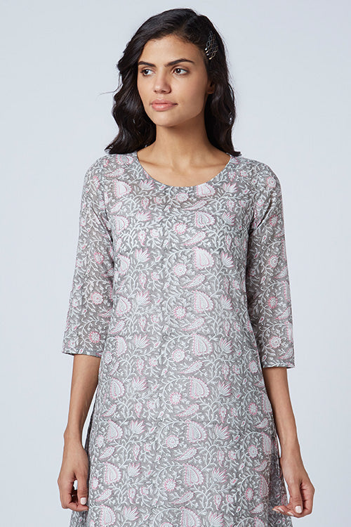 Okhai 'Neria' Cotton Hand Block Print Dress | Relove
