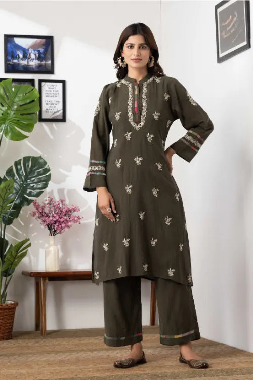 Phae  Navya Co Rd Set In  Crinkle Cotton