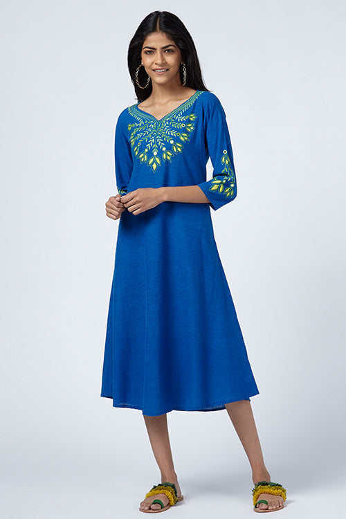 Okhai 'Moira' Embroidered Cotton Dress | Relove