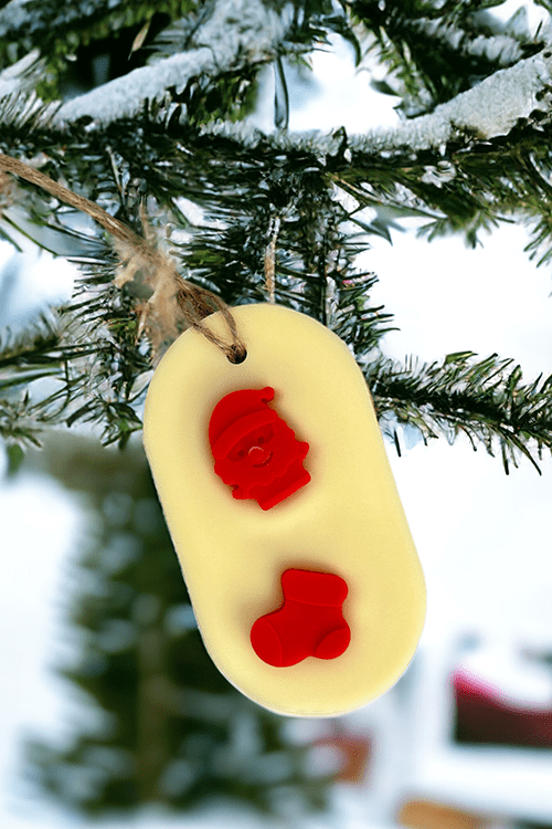 White Christmas Decoration Scented Wax Tablet