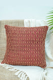 108Knots Criss Cross Dense Hand-Knotted Cushion Cover (Single Pc)